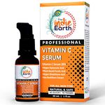 The Indie Earth Vitamin C Face Serum with Turmeric & more than 15 natural ingredients, Best Vitamin C Face Serum from India