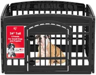 IRIS USA 24" 4-Panel Dog Playpen wi