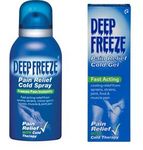 Set of 2 - Deep Freeze Pain Relief Cold (Spray + Gel ) - SOOTHING PAIN RELIEF - Fast acting relief from sprains, strains, minor sports injuries, muscle and joint pain ( spray 150ml + Gel 35g )