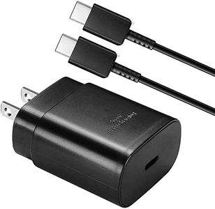 Samsung USB-C Super Fast Charging Wall Charger-25W PD Charger Adapter with Type-C Cable(6.6ft) for Samsung Galaxy S24/S24 Ultra/S24+/S23/S23 Ultra/S23+/S22/S22+/S22 Ultra/S21/S21+/S21 Ultra/Note20