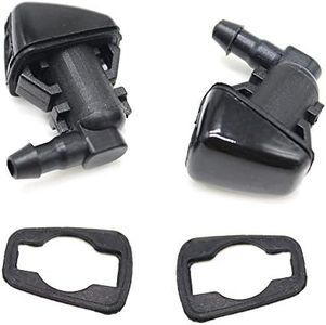 2-Pack Windshield Washer Nozzles for 2007-2011 Ford Edge 2007-2010 Lincoln MKX Base Sport Premium Sport Replaces OEM 7T4Z-17603-A 8S4Z-17603-AA Spray Jet Kit