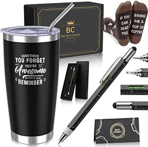 Birthday Gifts for Men, Christmas Gifts for Men Him Husband Boyfriend, Unique Gifts for Dad Gift Box Mens Gift Ideas for Anniversary Fathers Day Presents for Men Tumbler Multitool Gift Set