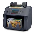 Detectalia V500 - Bill Counter with Value Function for Mixed Currency Notes of 5 Currencies EUR, GBP, USD, CAD, MXN - CIS Sensor and Serial Number Recognition