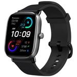 Amazfit GTS 2 Mini in Black Smartwatch GPS Fitness Tracker for Men Women, Alexa Built-in, 14 Days Battery Life, 70+ Sports Modes, Blood Oxygen Heart Rate Sleep Monitor, AMOLED Screen, 5 ATM Waterproof