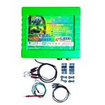 Crown Solar Power Fencing System, Excel Power CR 63000 Agri Fence Energizer, 12V DC, 2.5–3 KM Range, LED Power Level Indicator, Zatka Green, IP65 ABS Console Box (Super Power Energizer CR 55000)