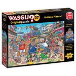 Jumbo, Wasgij, Original 37 -Holiday Fiasco, Jigsaw Puzzles for Adults, 1000 piece