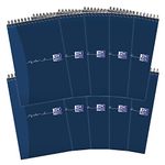 Oxford My Notes 125 x 200 mm My Notes Reporters Card Cover Wirebound Notebook Ruled and Perforated 160 Page, 10 Notebooks