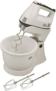 Black+Decker M700 300-Watt Hand Mixer | 5 Speed Control function | 2-year Warranty (White)