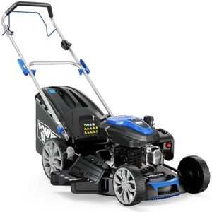 PowerBlade 20" 200cc Self-Propelled Lawn Mower, 7 Height, Steel Deck, Deck Wash Port, OHV 4-Stroke Petrol - VS900