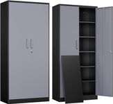 Yizosh Metal Garage Storage Cabinet