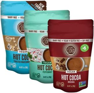 Coconut Cloud: Vegan, Natural, Delicious, Creamy Chocolate | Made in Colorado from Premium Milk Powder (Non-GMO, Gluten Free), Winter Cocoa Bundle, 7oz Each (Original, Toasted Marshmallow & Peppermint)…