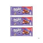 Milka Strawberry Yoghurt Milk Bar (Pack Of 3) - 300 Gm