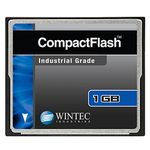 Wintec Compact Flash Card Industrial Grade SLC Nand 1GB, Black (33100001GCF)