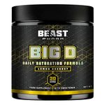 Beast Pharm | Big D Daily Creatine Monohydrate Powder | 390g/30 Servings | Eddie Hall's | Lemon Sherbet