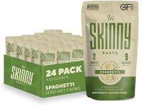 It’s Skinny Spaghetti — High Fiber & Gluten Free Spaghetti Pasta, Low Calorie Low Carb Vegan Pasta — Pre-Cooked Konjac Shirataki Noodles, Sugar Free, Keto & Paleo-Friendly (24-Pack)