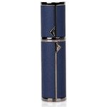 BRARIOS Refillable Portable Mini Perfume Atomiser for Travel, 5ml Luxury Empty Leakproof Pump Perfume Spray bottle Atomiser for Man and Woman (D.Blue(BK))