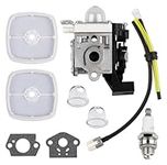 For Echo SRM225 PAS225 GT225 PE225 SRM-225 PAS-225 GT-225 PE-225 Weed Eater String Trimmer Carburetor Kit Fuel Filter Gasket Carburetor Air Filter