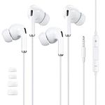 2 Pack for Apple Earbuds Wired, 3.5
