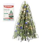 PROWEE All Purpose Use Jumbo Christmas Tree Removal Bag Extra Large 6ft width by 9 Feet Tall Tree Disposal Bag Waterproof Christmas Tree Storage Skirt Bag