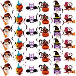 THE TWIDDLERS - 36 Halloween Hanging Ceiling Decor- Ghost Witch Bat Pumpkin Designs Window Swirls for Party Decorations