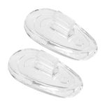 Premium Grade Soft Silicone Nose Pads Tear Drop A Shaped Push Click or Screw in Nose Pads 4 Different Sizes, 11mm, 13mm 15mm, 17mm Different Quantity for Sunglasses Eyeglasses by Sports World Vision