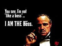 777 Tri-Seven Entertainment Meme Quote I'm Not Like Boss Art Print Godfather Poster, 24"x18", Multicolor