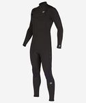 Billabong Mens 4/3mm Absolute Chest Zip Fullsuit GBS Wetsuits - Black | Medium Short