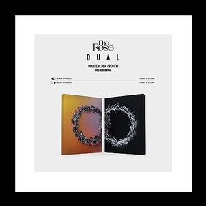 The Rose DUAL 2nd Album Deluxe Box Random Version CD+1p Folded Poster on Pack+PhotoBook+18p Lyric Book+2p Polaroid PhotoCard+1p Lenticular PostCard+1ea Sticker Pack+Tracking Sealed