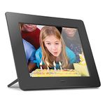 Aluratek ADMPF108F Digital Frame with 512 MB Built-in Memory (Black)