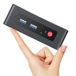 TRIGKEY Mini PC, Intel 12th Gen N100(4C/4T, up to 3.4GHz), 16G DDR4 500G SSD Mini desktop Computer, Dual HDMI 4K@60Hz Output, WiFi-6, BT 5.2, Auto Power on, Wake-on-LAN