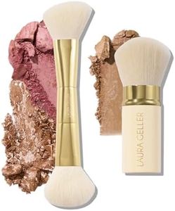 LAURA GELLER NEW YORK Face it All 2pc Brush Set - Retractable Airbrush Kabuki Brush + Dual-Ended Blush and Bronzer Brush