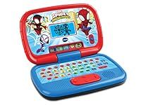 VTech Spidey and His Amazing Friends: Spidey Learning Laptop, Interactive Educational Toy for Kids, Learn Letters, Words & Counting, Gift for Spiderman Fans Age 3, 4, 5, 6 Years, English Version