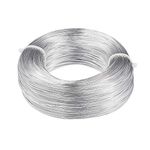 Pandahall 656 Feet Silver Aluminum Craft Wire 18 Gauge Flexible Metal Wire for Jewelry Making