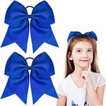 2 Packs Jumbo Cheerleading Bow 8 In