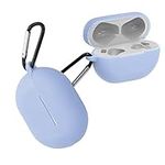 kwmobile Case Compatible with Huawei FreeBuds Pro Case - Silicone Cover Holder for Earbuds - Light Blue