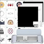 Cricut Maker 3 & Digital Content Library Bundle - Includes 30 images in Design Space App - Smart Cutting Machine, 2X Faster & 10X Cutting Force, Cuts 300+ Materials, Blue