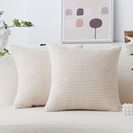 Home Brilliant Cream Cushion Cover 