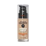 Revlon Colorstay Liquid Foundation Makeup for Combination/Oily Skin SPF 15, Longwear Medium-Full Coverage with Matte Finish, Nude (200), 30 ml