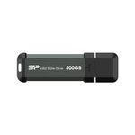 Silicon Power 500GB MS70 USB 3.2 Gen 2 Portable External SSD with Type C Adapter