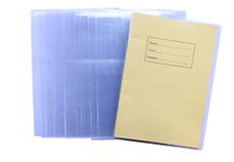 Bright Ideas Clear PVC Book Covers – A4, 250 Micron, PK10 Covers. Thicker and Extra Strong Sturdy Plastic Book Covers. Easy to Clean Plastic and Wipeable Made to Protect School Exercise Books. BI9000.