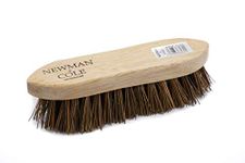 Wooden Scrubbing Brush Heavy Duty Hand Scrubber with Wood Stock and Stiff Natural Bassine Bristles - Ideal Wooden Floor Brush Tile Grout & Boot Cleaner Scrubbing Brush Heavy Duty (1)