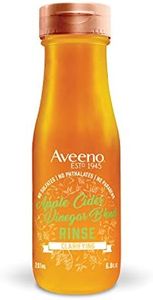 Aveeno Apple Cider Vinegar Clarifying In-Shower Hair Rinse for Balance & Shine, Sulfate Free Gentle pH-Balancing Hair Treatment for Oily or Dull Hair, Paraben & Dye-Free, 6.8 Fl Oz