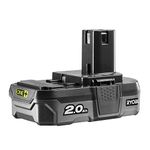 Ryobi RB18L20 18V ONE+ Lithium+ 2.0Ah Battery, Hyper Green/Grey