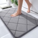 OLANLY Memory Foam Bath Mat 30x20, 