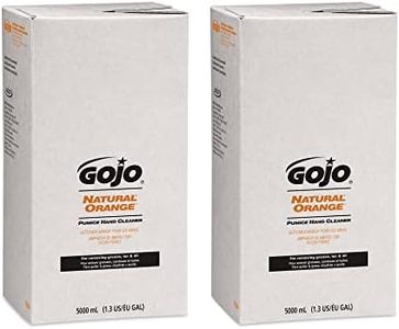 GOJO NATURAL ORANGE Pumice Hand Cleaner, 5000 mL Quick Acting Lotion Hand Cleaner Refill PRO TDX Dispenser (Pack of 2) - 7556-02