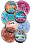 Crazy Aaron's Putty Mini Tins Mystical Crystal, Ukulele, Starfish & Rose Gold Gift Set Bundle - 4 Pack (13.3g Each)