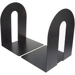 Officemate Heavy Duty 10-Feet Bookends, Non-Skid Base, Black, Pair (93142)