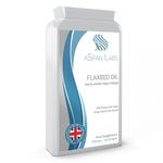 Flaxseed Oil Capsules 1000mg – 90 Vegan Soft Gels - Rich in Omega 3, 6, and 9 Fatty Acids – Crafted Exclusively from Cold-Pressed, Hexane-Free Organic Flax Seeds – Proudly Manufactured in The UK