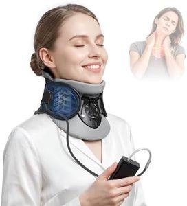 Voluart Neck Stretcher Cervical Traction, Adjustable Neck Traction Device for Spine Decompression and Pain Relief, Ergonomic Support Brace for Home, 8.6OZ for Office & Travel Use