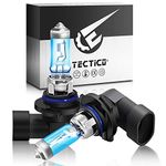 TECTICO HB4 9006 Fog Light Headlight Bulbs 12V 55W Warm White +130% Ultra Super Bright Halogen Upgrade Replacement, 2 Lamps